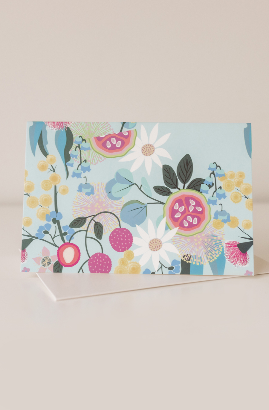 Blue Florals Card