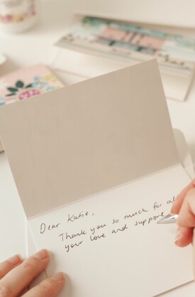 Blue Florals Card