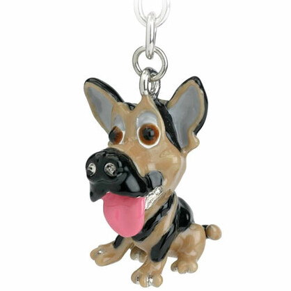 German Shepherd, Key Ring/Bag Charm