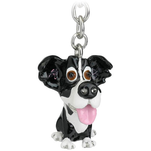 Border Collie, Key Ring/Bag Charm
