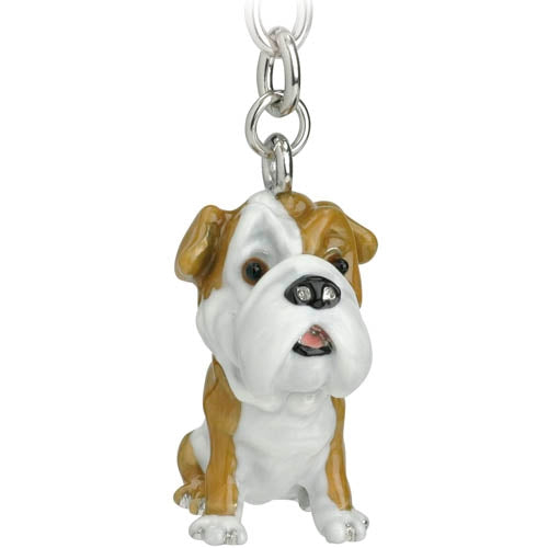 Bull Dog, Key Ring/Bag Charm