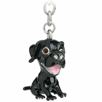 Black Labrador, Key Ring/Bag Charm