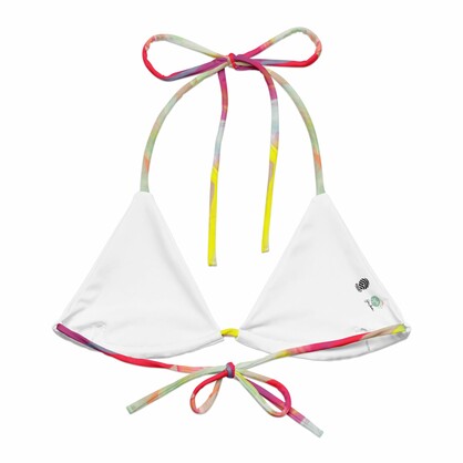 Sugar Coated Convertible Triangle Bikini Top