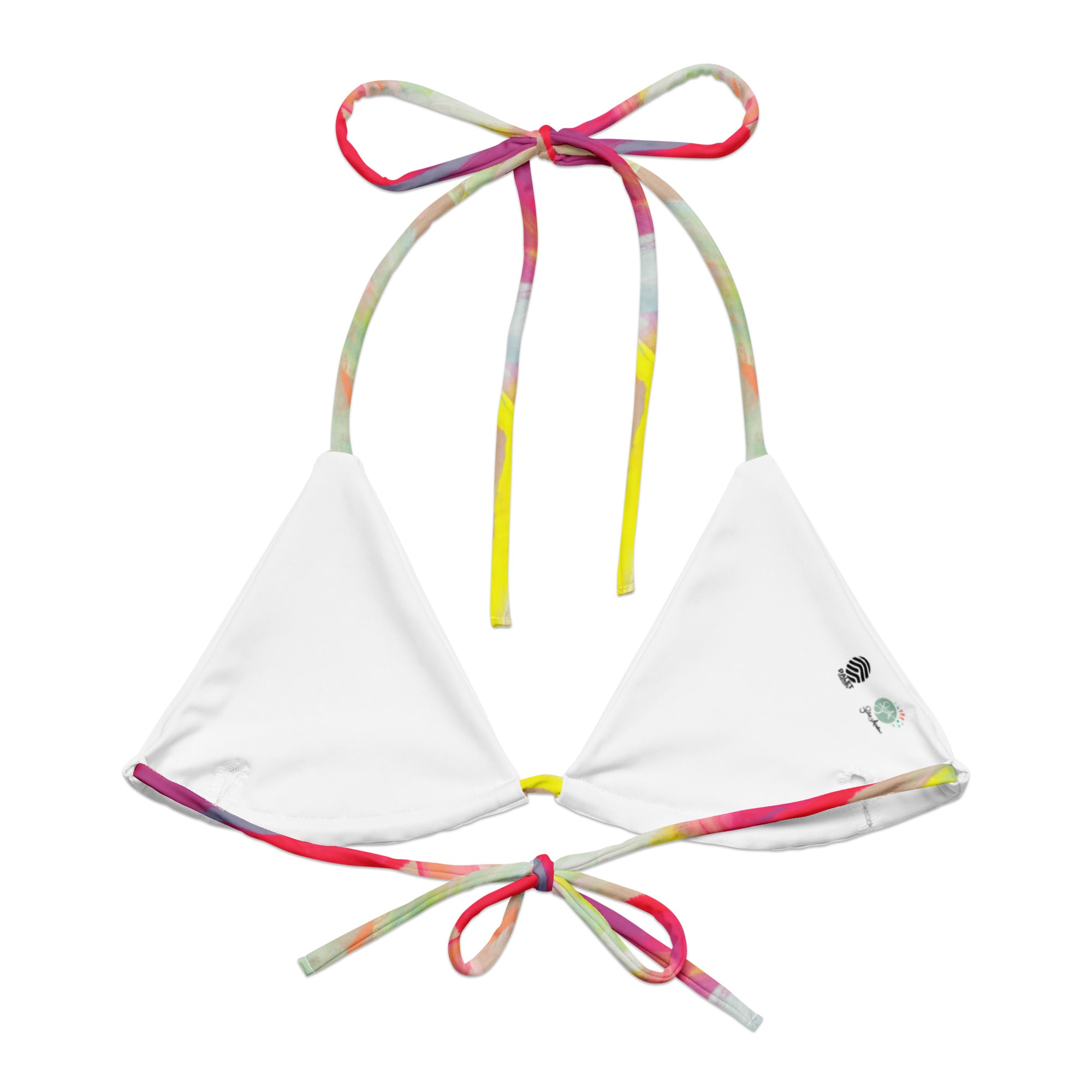 Sugar Coated Convertible Triangle Bikini Top