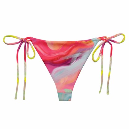 Sugar Coated Adjustable bikini Bottoms by Julie Amlin