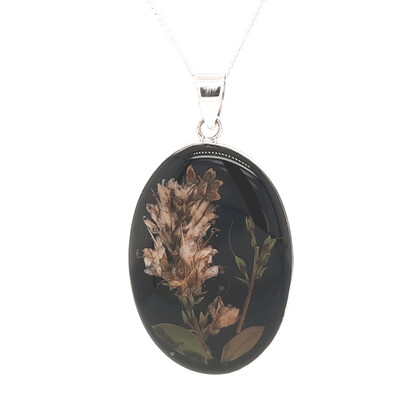 BOTANIGEM Antique Nostalgia Necklace Onyx