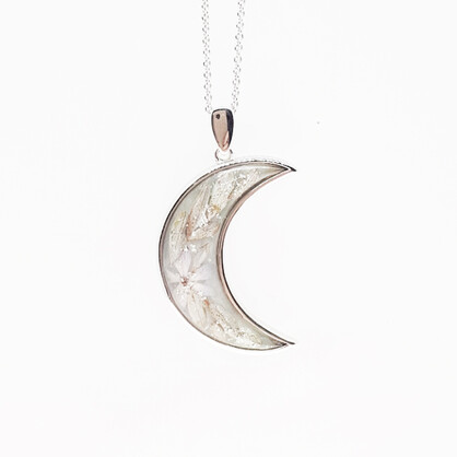 BOTANIGEM Pale Moon Necklace