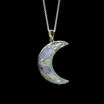 BOTANIGEM Pale Moon Necklace
