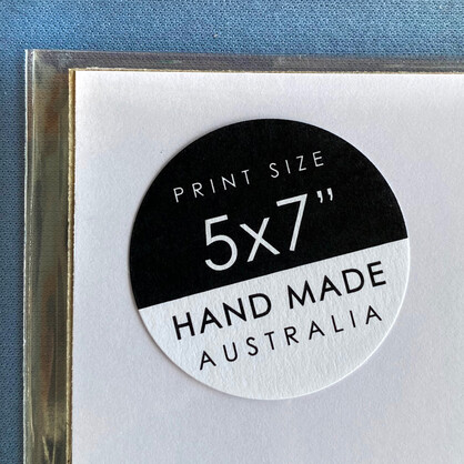 Christmas Tree Wall Art - Hand Foiled Print