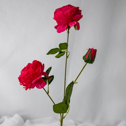 Fuchsia Peony Mini Bloom - Realistic Artificial Flowers