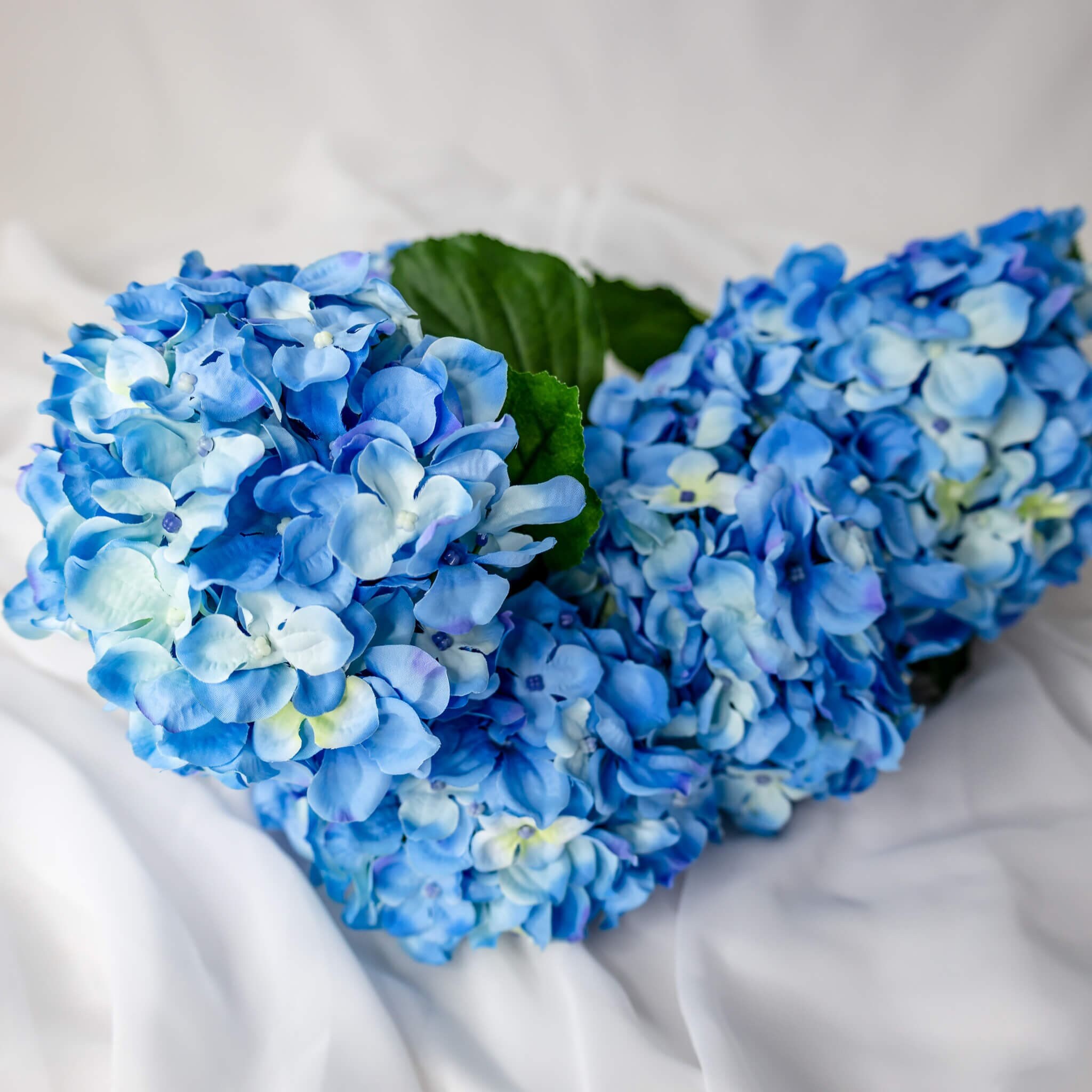 Blue Hydrangea Soft Touch - Realistic Artificial Flowers