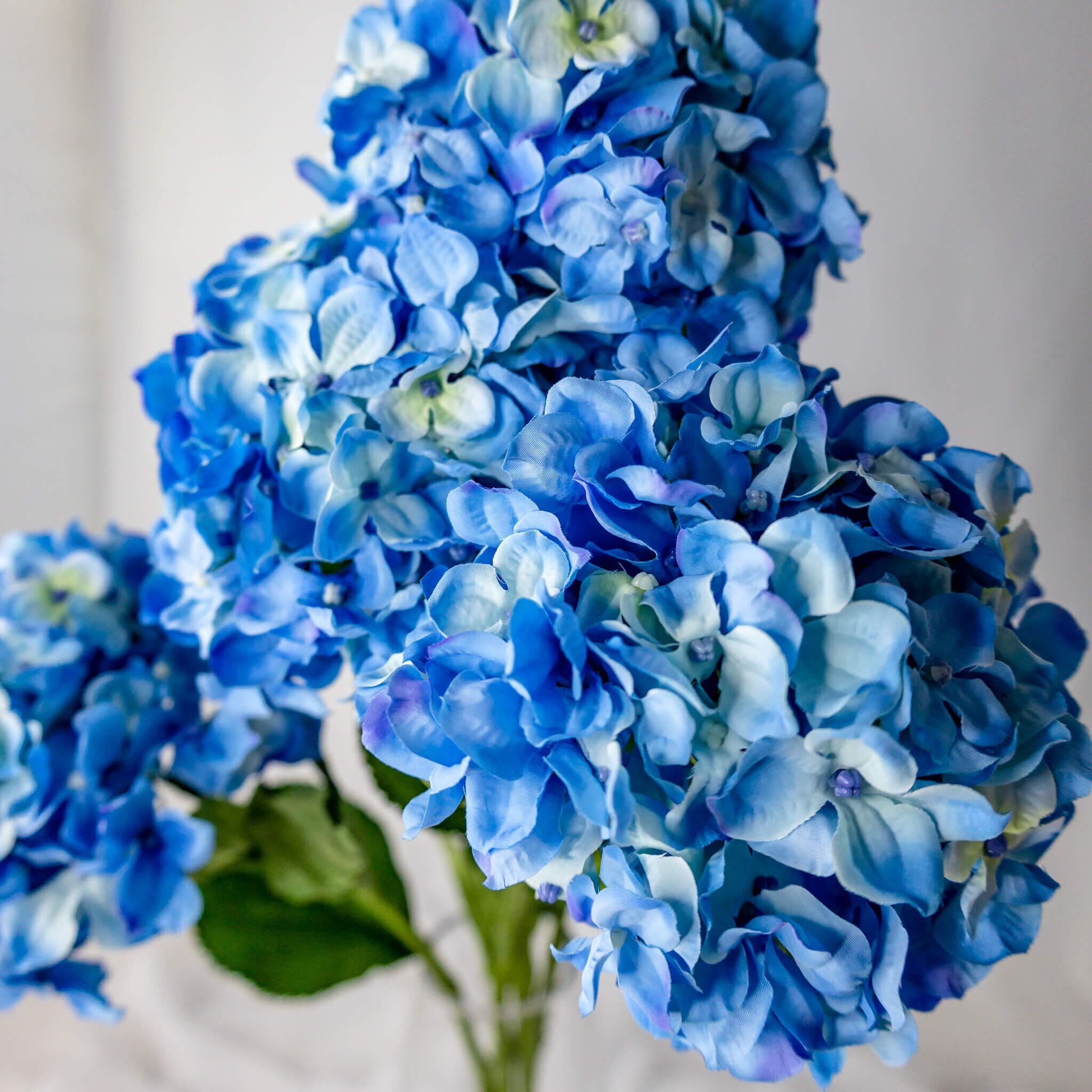 Blue Hydrangea Soft Touch - Realistic Artificial Flowers