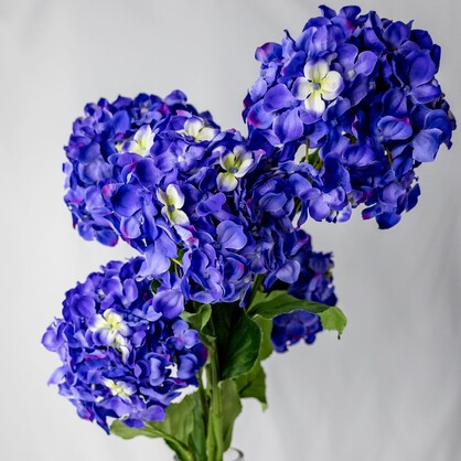Purple Hydrangea Soft Touch - Realistic Artificial Flowers