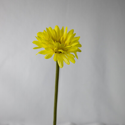 Yellow Real Touch Gerbera - Realistic Artificial Flowers