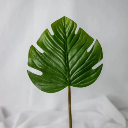 Mini Monstera Leaf (12 Pack) - Realistic Artificial Flowers