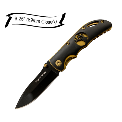PR134 Elk Fldr Blk/Gold 89mm