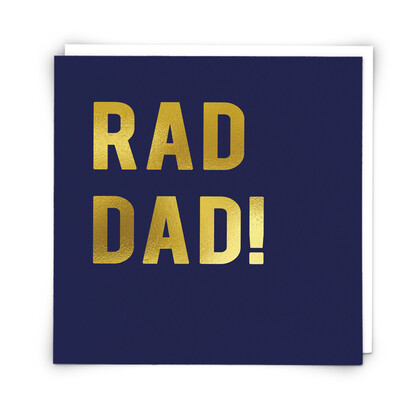 Rad Dad Greetings Card