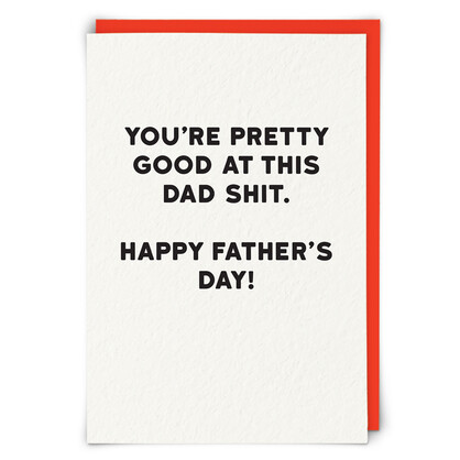 Dad Shit Greetings Card