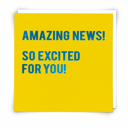 Amazing News Greetings Card