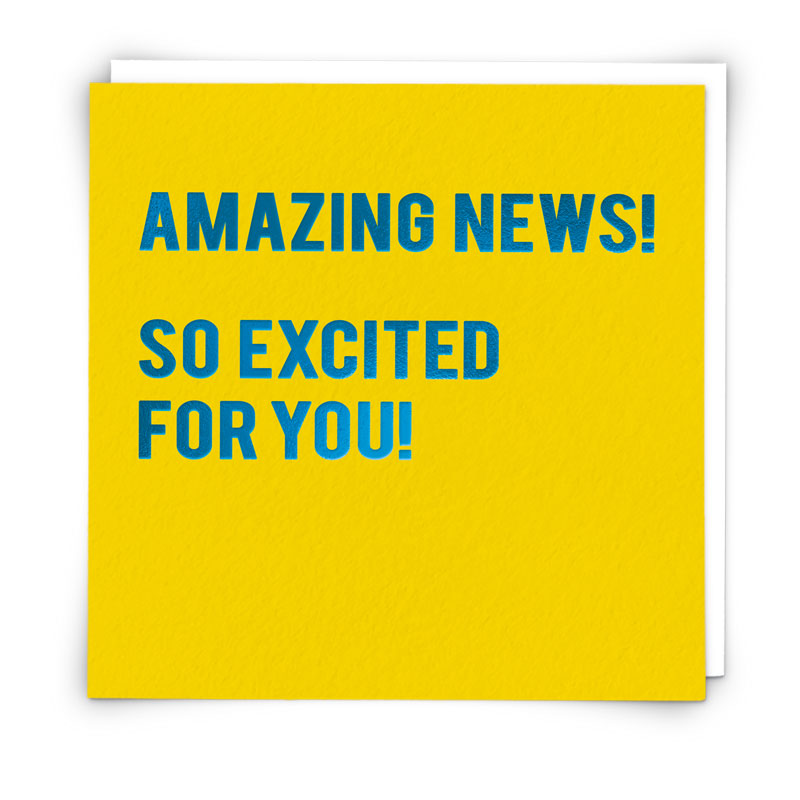 Amazing News Greetings Card