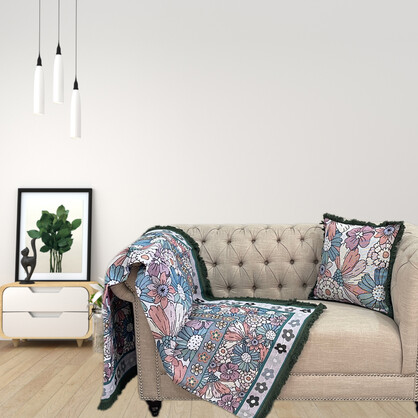 Classic Blossom Bohemian Picnic Rug Blanket Tapestry