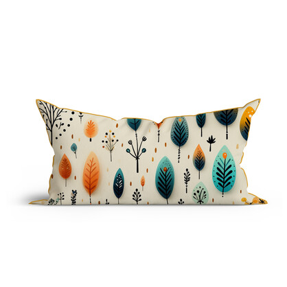 Bohemian Cotton Eclectic Colourful Printed Sofa Cushion Cover Set with Piping
