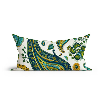 Bohemian Paisley Dream Printed Sofa Cushion Cover Set with Piping