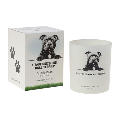 PET CANDLE - Staffordshire Bull Terrier