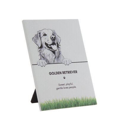 PET PLAQUE - Golden Retriever