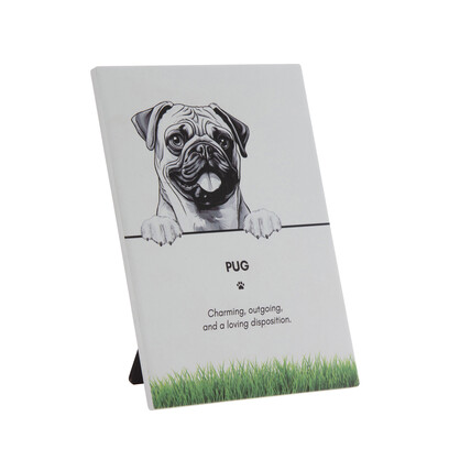 PET PLAQUE - Pug