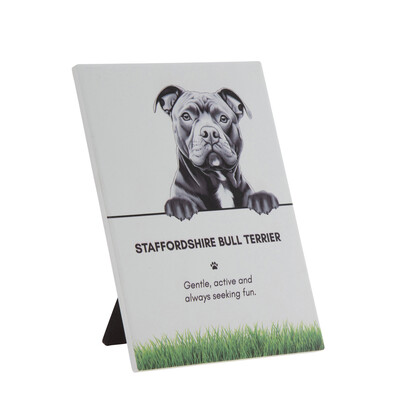 PET PLAQUE - Staffordshire Bull Terrier