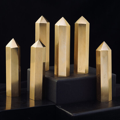 Pyrite Tower Point Generator - Healing Crystal, Abundance
