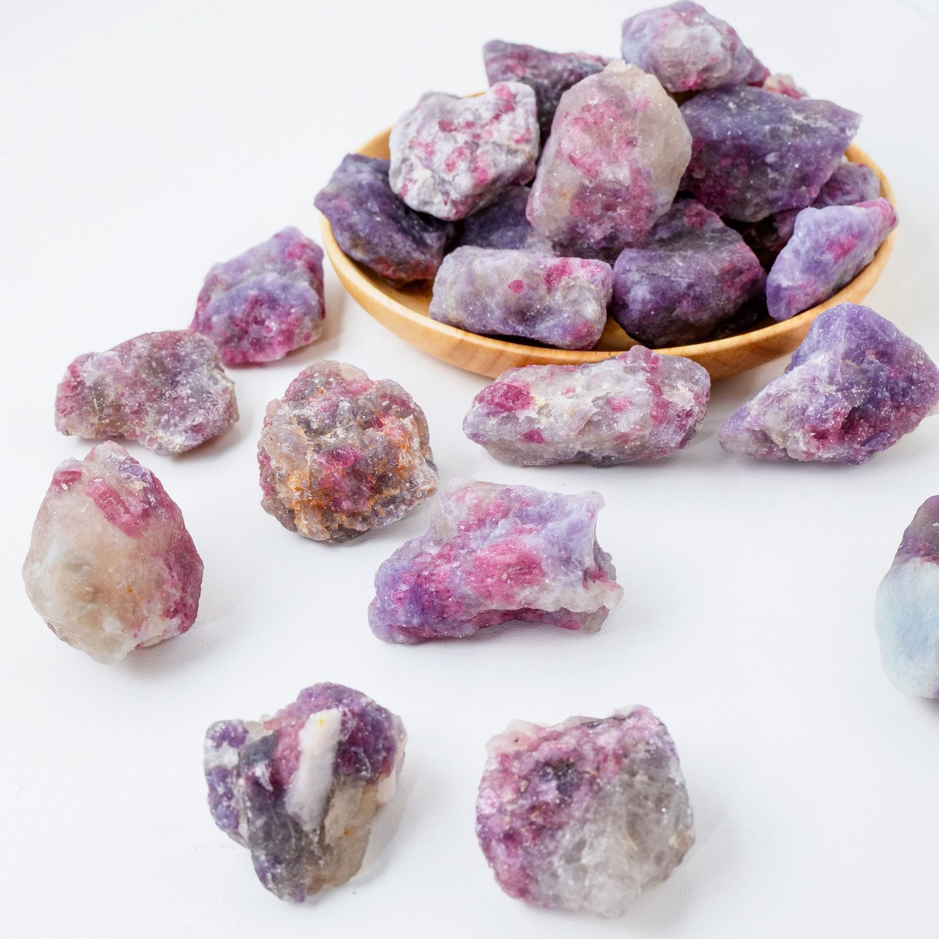 Raw Plum Tourmaline - Vibrant Energy Crystal for Spiritual Growth