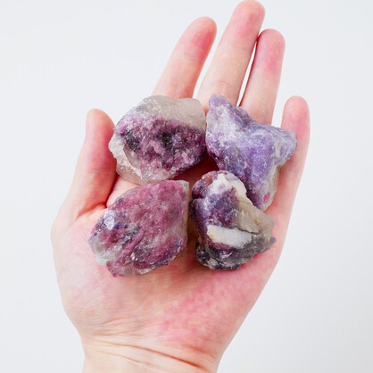 Raw Plum Tourmaline - Vibrant Energy Crystal for Spiritual Growth