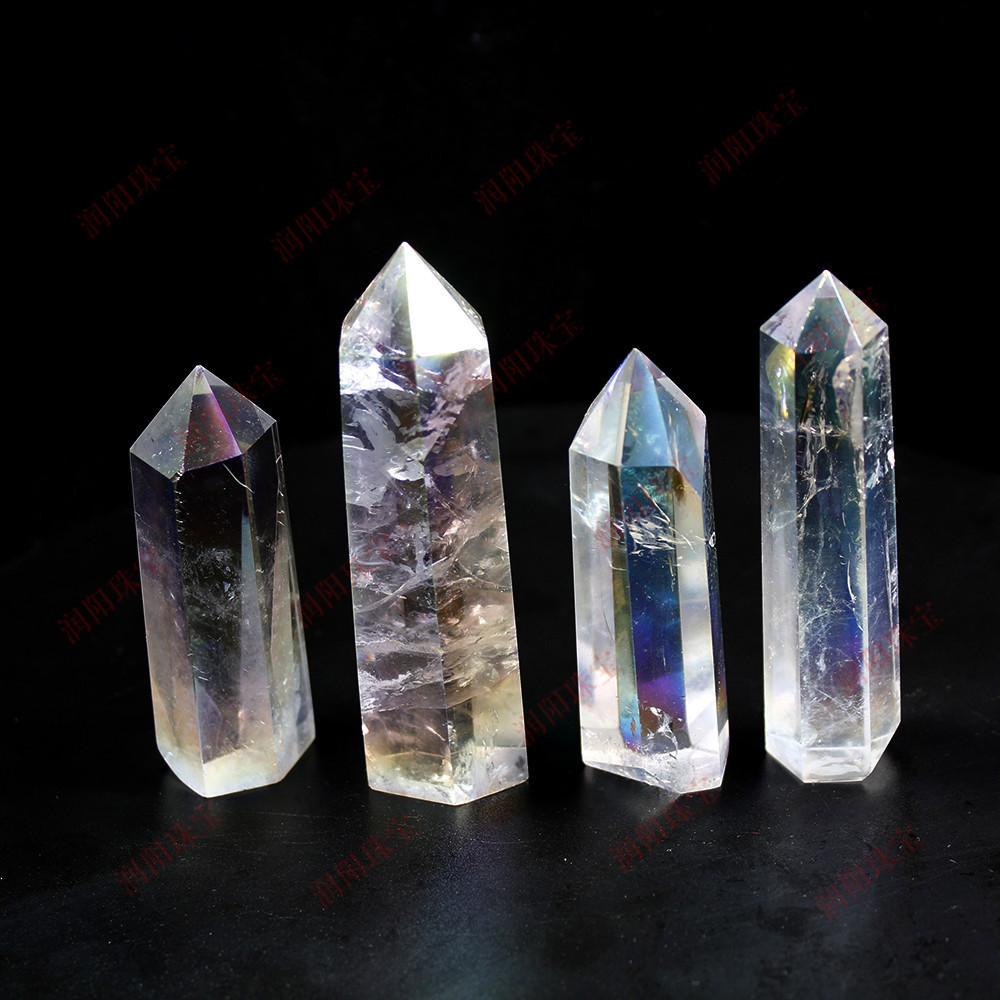 Aura Clear Quartz Tower Point Generator