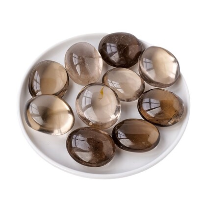 Ground & Renew: Smoky Quartz Palm Stone