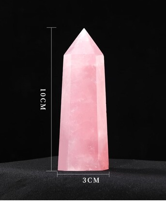 Large Rose Quartz Tower Love & Heart Chakra Healing Crystal