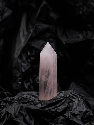Large Rose Quartz Tower Love & Heart Chakra Healing Crystal