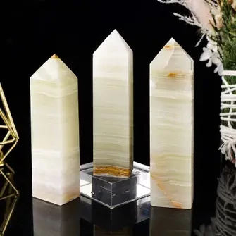 Afghanistan Jade Tower - Healing Crystal Point Generator - Positive Energy, Harmony, and Natural Beauty