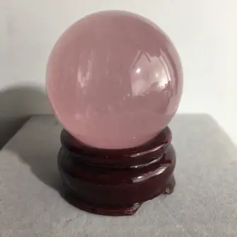 Mozambique Rose Quartz Sphere: Love & Peace Crystals