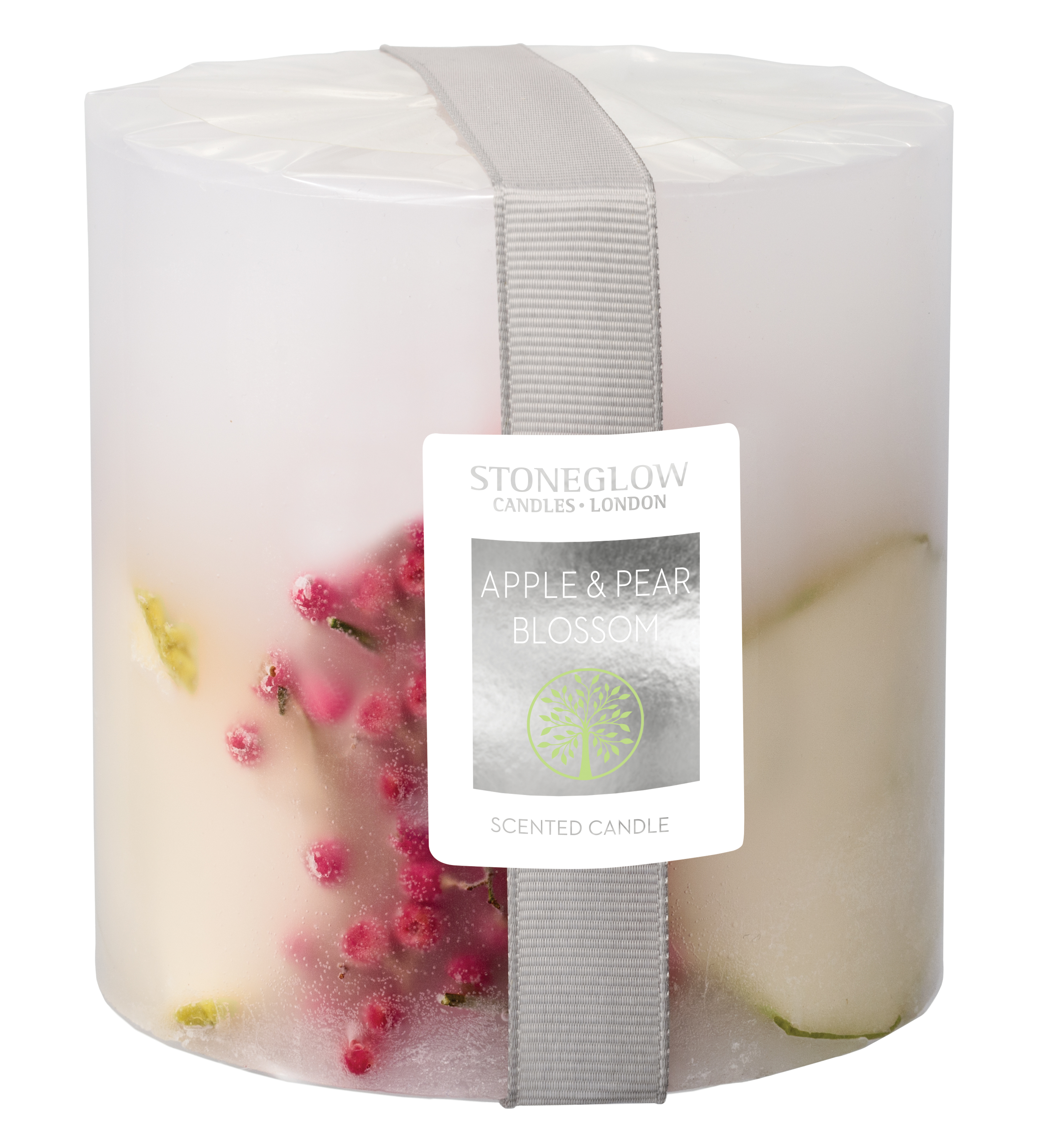 Apple & Pear Blossom Pillar Candle