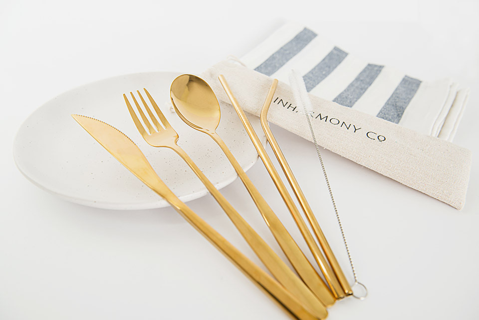 Cutlery set - Gold