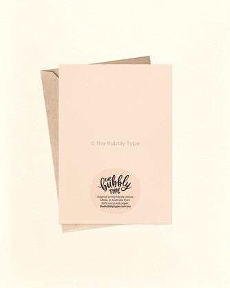 You're Awesome And We're Proud of You - A6 Greeting Card