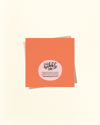 Thank You For Helping Me Grow - Small Square Greeting Card