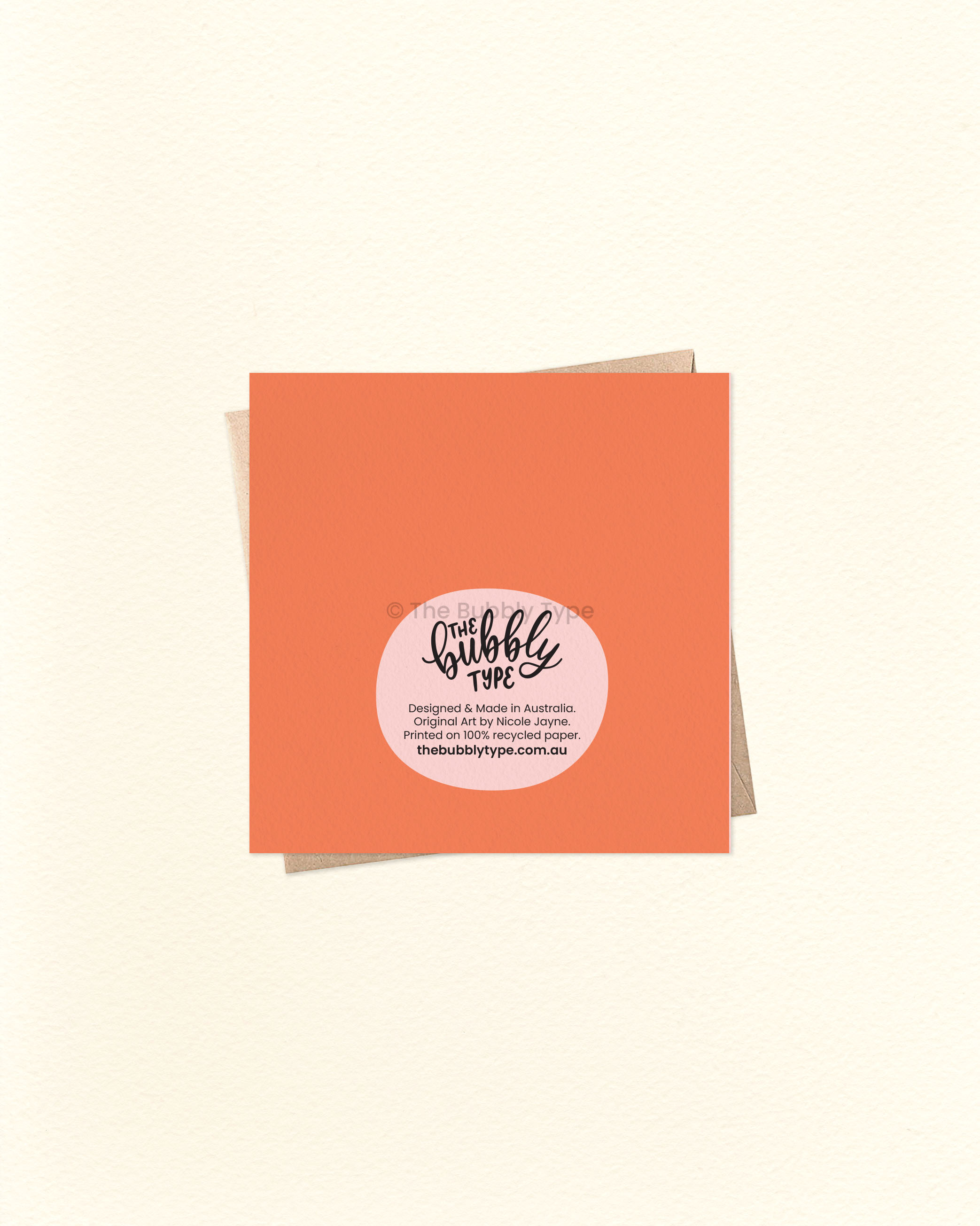 Thank You For Helping Me Grow - Small Square Greeting Card