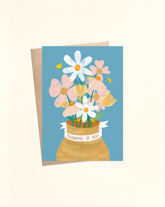Thinking Of You - A6 Greeting Card