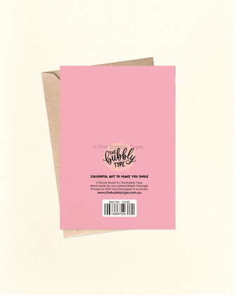Sunshine, Rainbows, Love & Laughter - A6 Greeting Card
