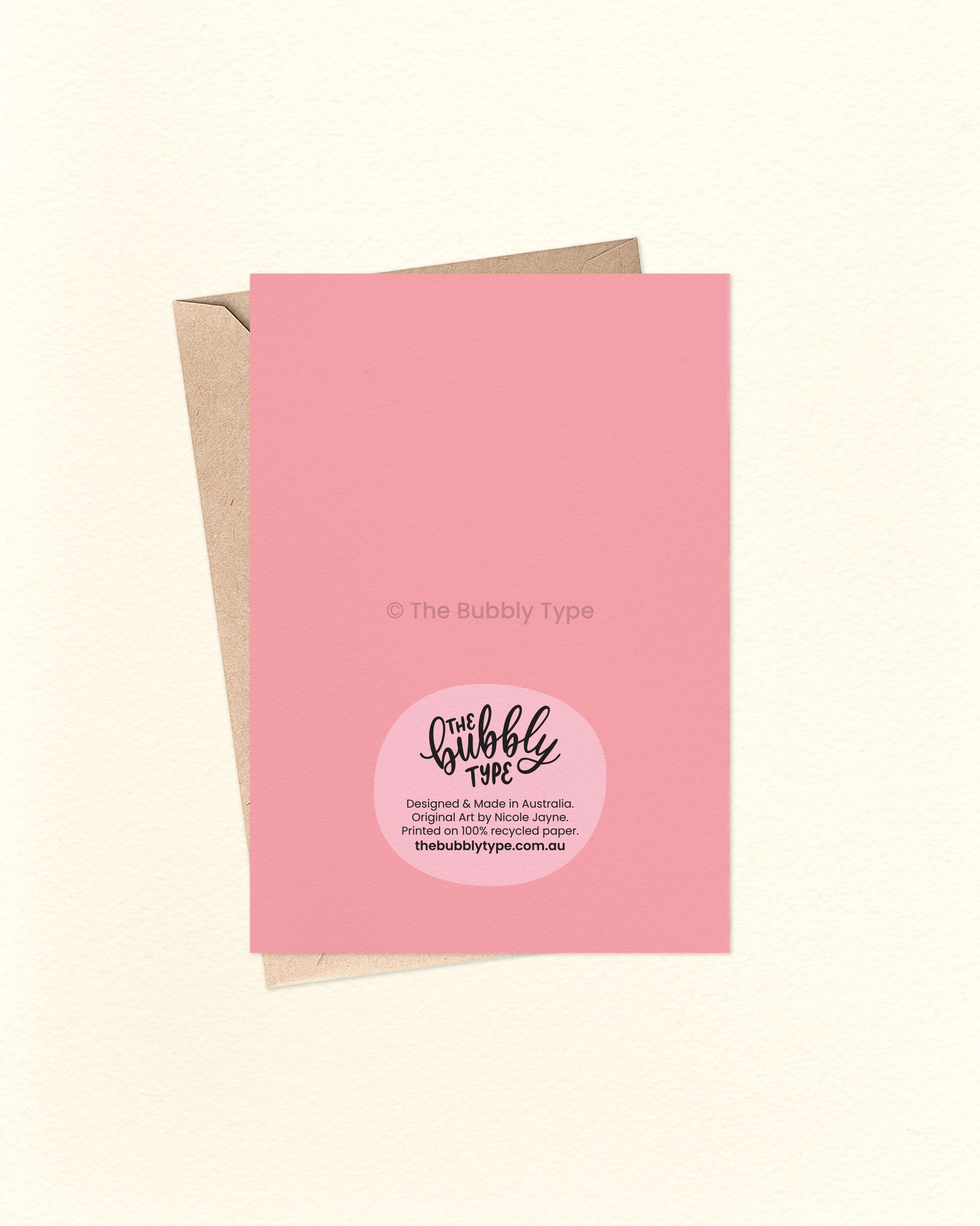 Just For You Flower Bouquet - A6 Greeting Card