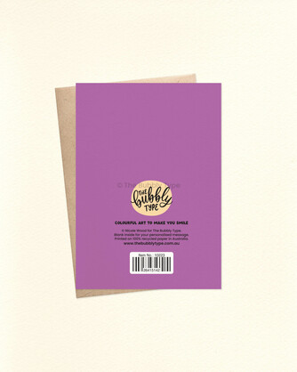 I'm So Wild About You – A6 Greeting Card