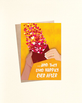 And They Live Happily Ever After - A6 Greeting Card